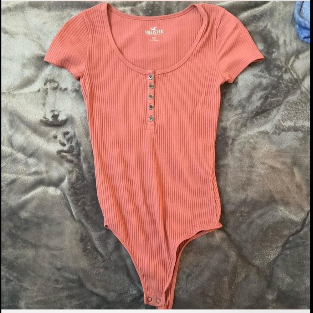 Pink Henley Bodysuit